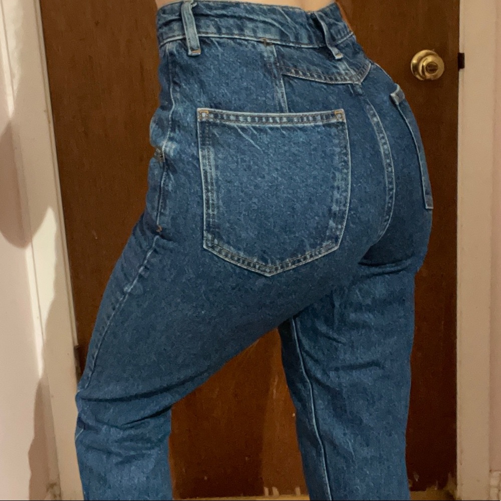 BDG Urban Outfitters Yoked High Waisted Tapered Mom Jean